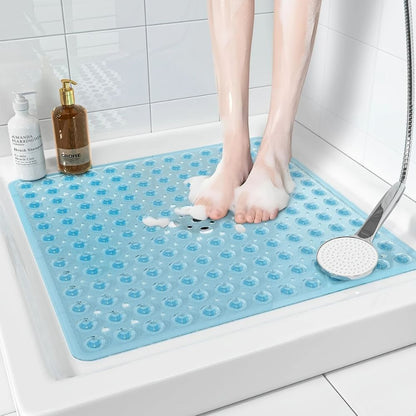Non-Slip Shower Mat — Suction Grip with Drainage Holes 3