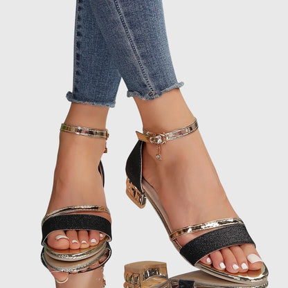 Orthopedic Heeled Sandals — Adjustable Buckle Comfort 1