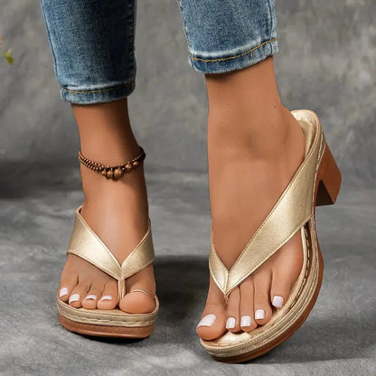 Orthopedic Heeled Slippers — Comfort and Arch Support 1