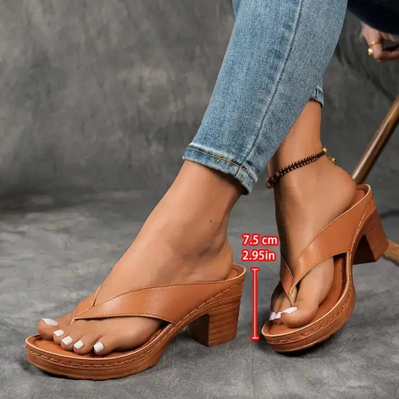 Orthopedic Heeled Slippers — Comfort and Arch Support 6