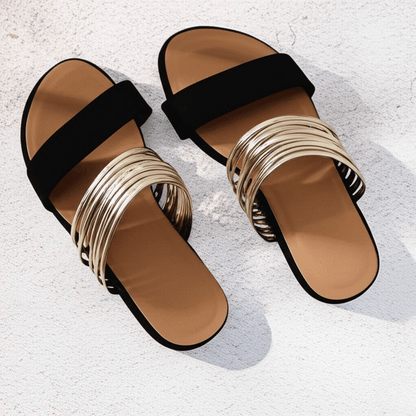 Orthopedic Slip-On Sandals — Cushioned Suede Comfort 10