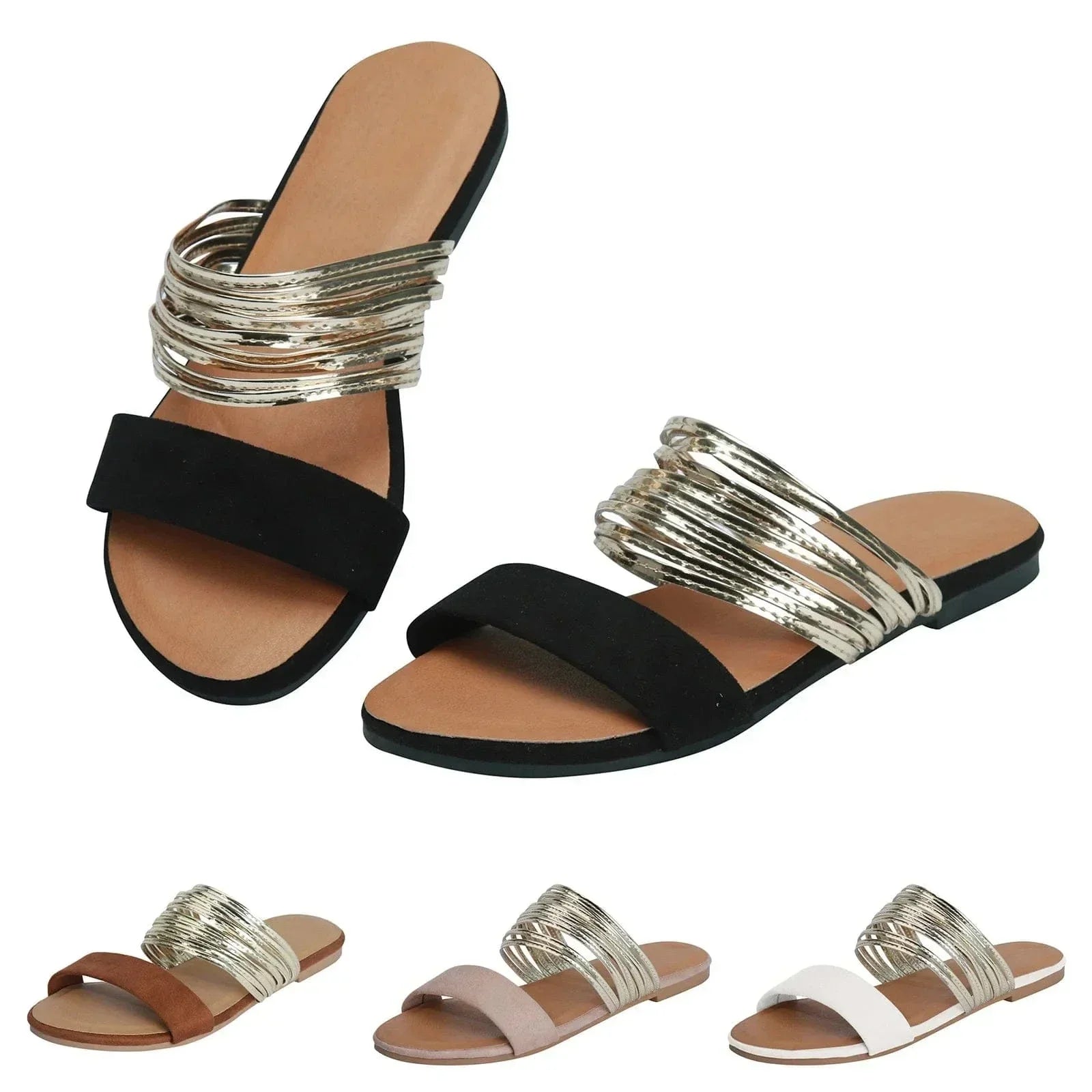 Orthopedic Slip-On Sandals — Cushioned Suede Comfort 7