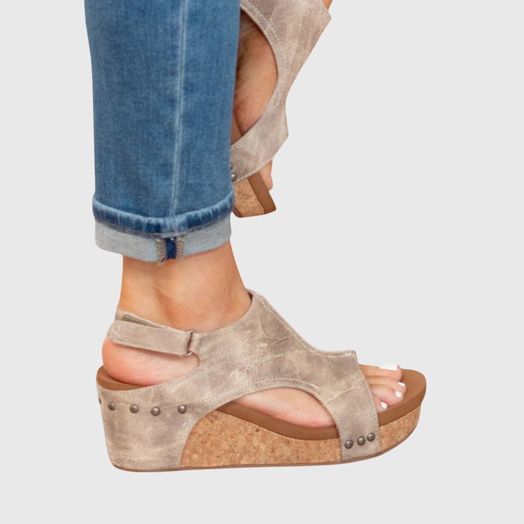 Orthopedic Wedge Sandals — Adjustable Strap Comfort 4
