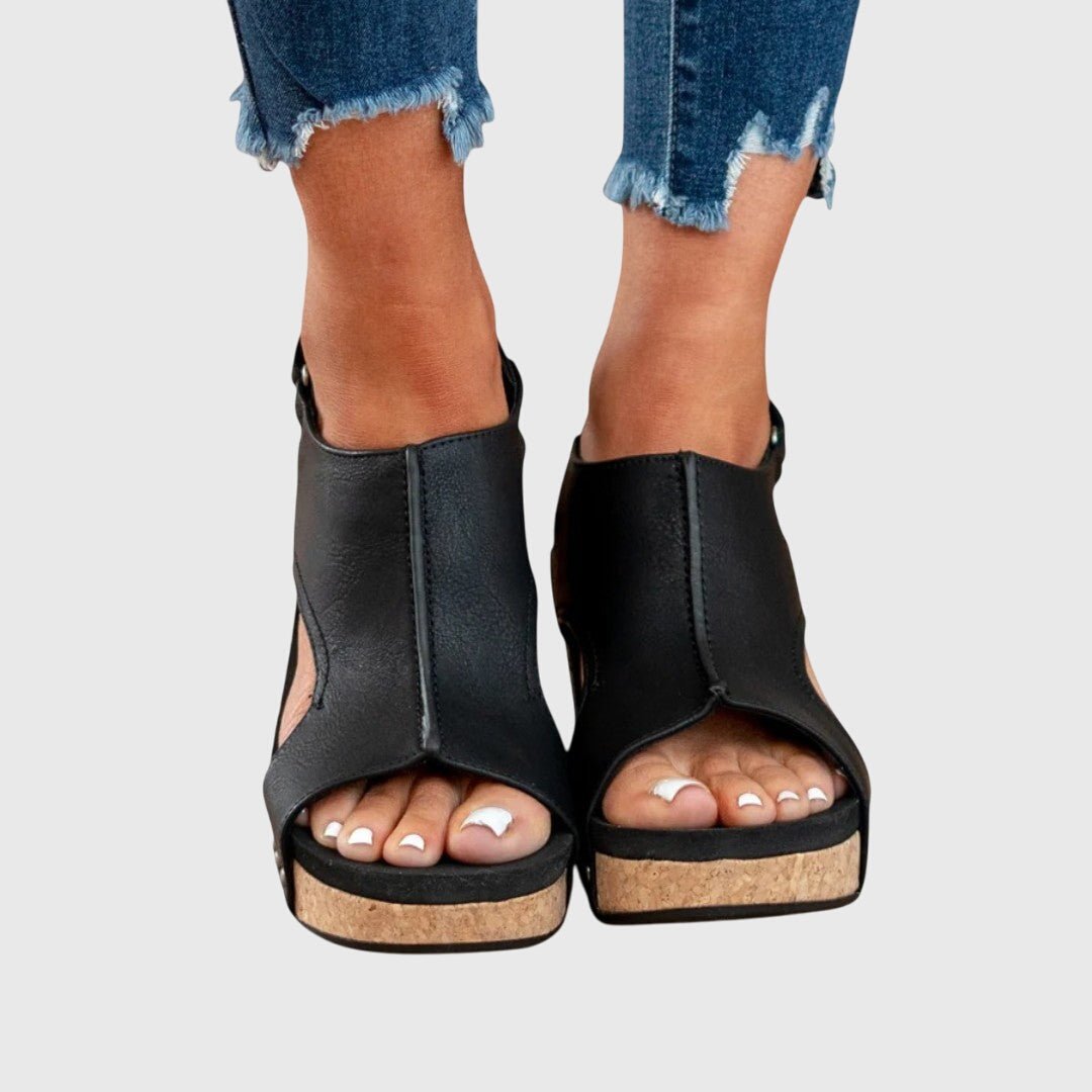 Orthopedic Wedge Sandals — Adjustable Strap Comfort 5