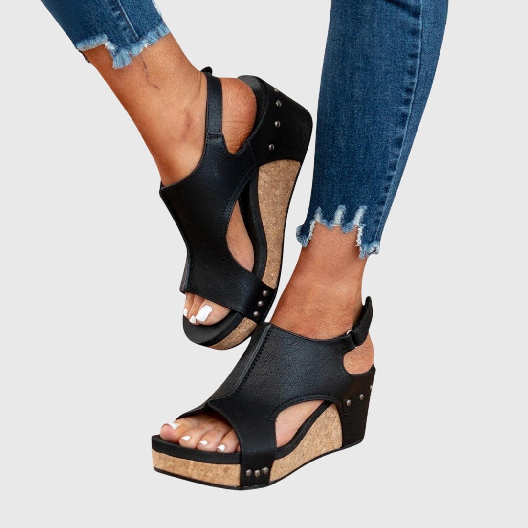Orthopedic Wedge Sandals — Adjustable Strap Comfort 7
