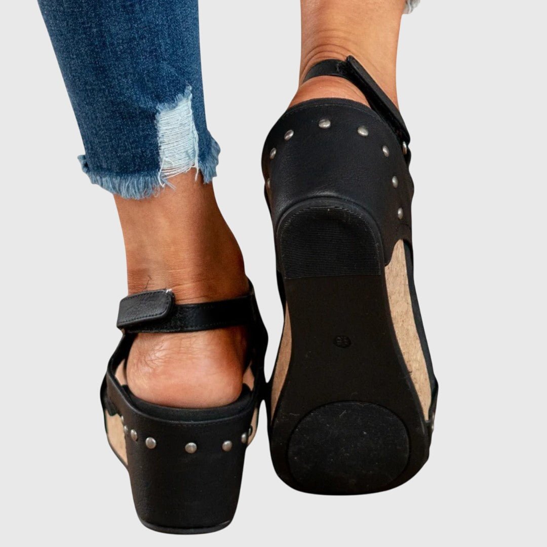 Orthopedic Wedge Sandals — Adjustable Strap Comfort 8