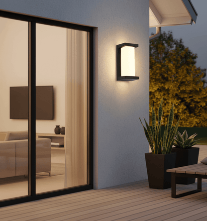 Outdoor LED Wall Lamp With Motion Sensor — Waterproof 1