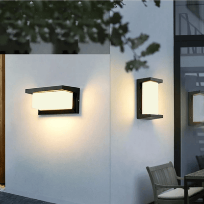 Outdoor LED Wall Lamp With Motion Sensor — Waterproof 4