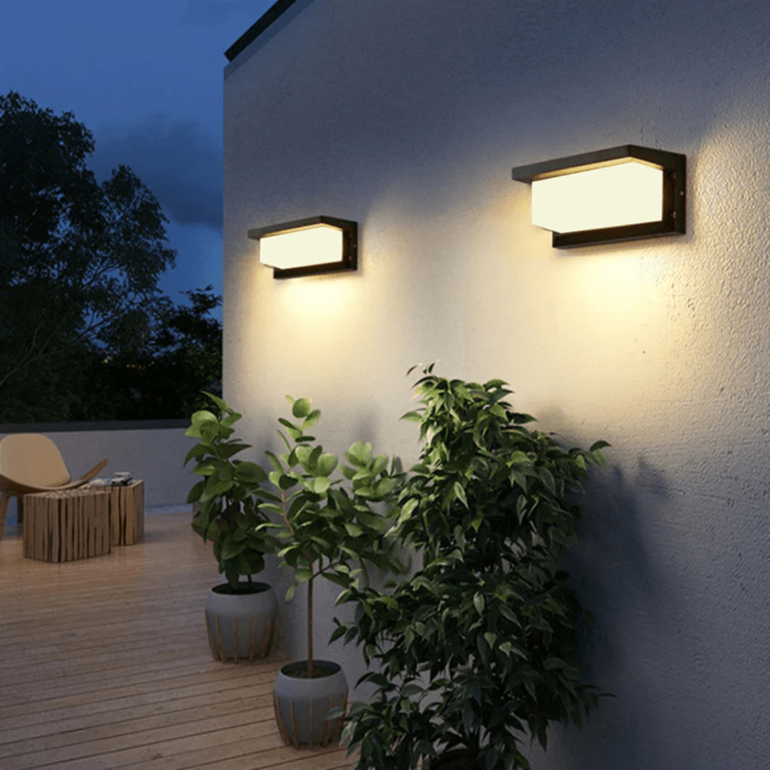 Outdoor LED Wall Lamp With Motion Sensor — Waterproof 5