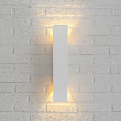 Outdoor LED Wall Light — Weatherproof White Sconce 6