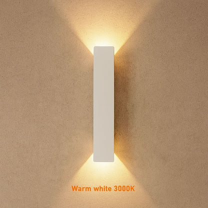 Outdoor LED Wall Light — Weatherproof White Sconce 8