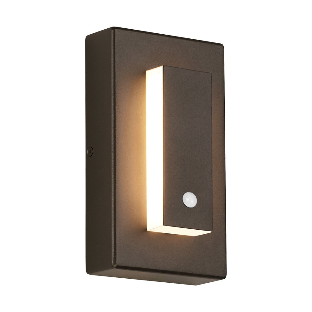 Outdoor Wall Light with PIR Motion Sensor — Warm LED 1