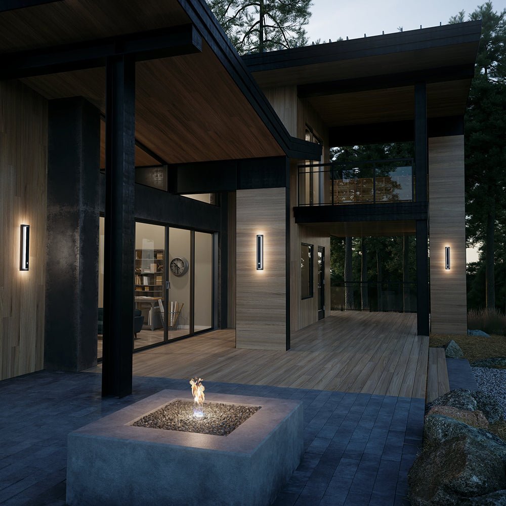 Outdoor Wall Light with PIR Motion Sensor — Warm LED 3