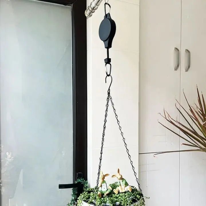 Plant Pulley Hanging Set — Easy Raise & Lower Kit 3