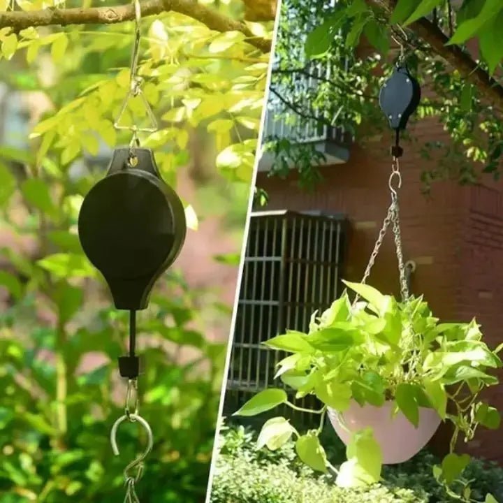 Plant Pulley Hanging Set — Easy Raise & Lower Kit 4