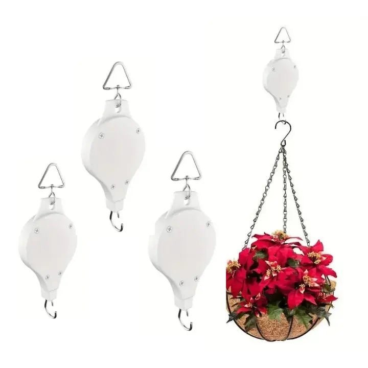 Plant Pulley Hanging Set — Easy Raise & Lower Kit 8