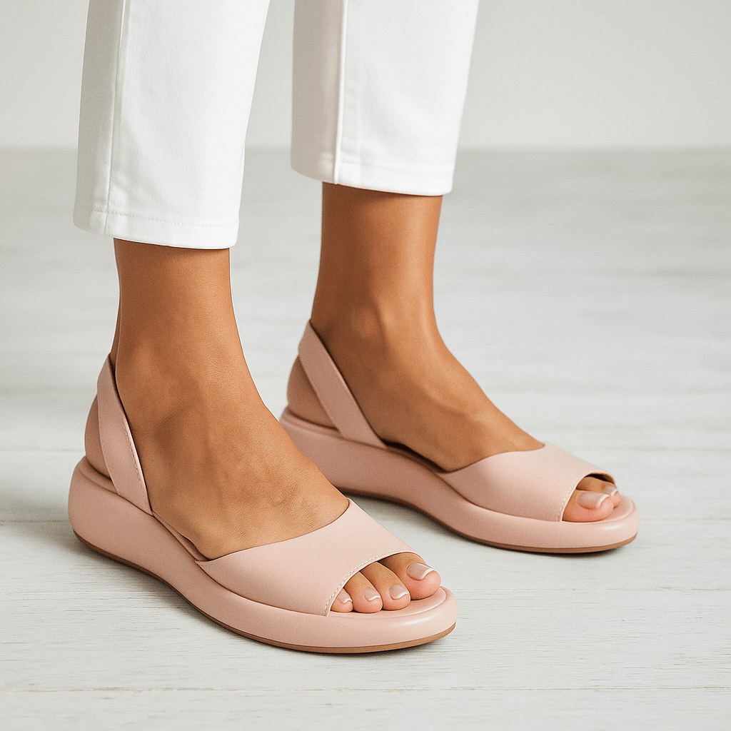Platform Slingback Sandals — Cushioned Insole Comfort 2