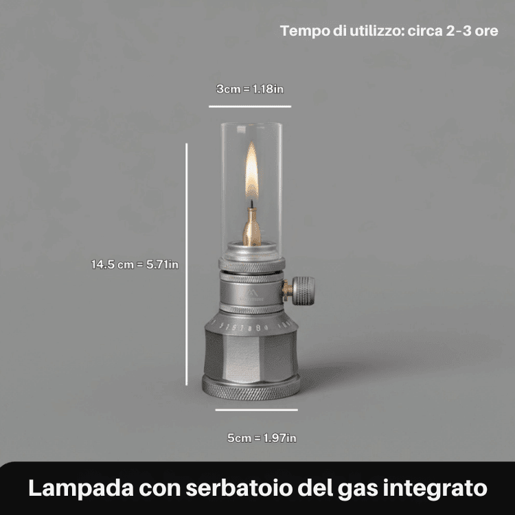 Portable Camping Lantern — Warm Butane Light 2