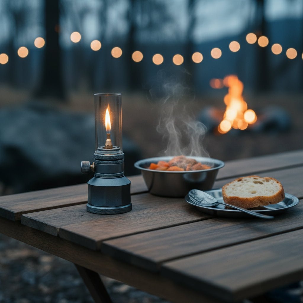 Portable Camping Lantern — Warm Butane Light 3
