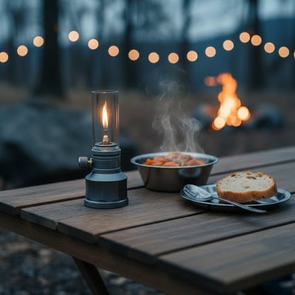 Portable Camping Lantern — Warm Butane Light 3