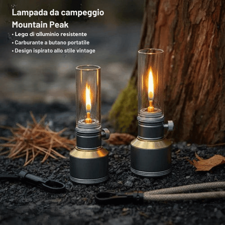 Portable Camping Lantern — Warm Butane Light 5