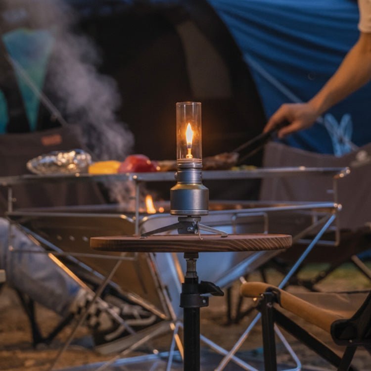 Portable Camping Lantern — Warm Butane Light 8