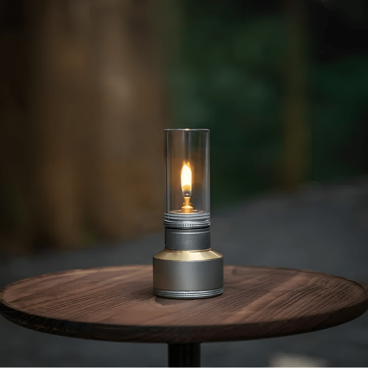 Portable Camping Lantern — Warm Butane Light 9