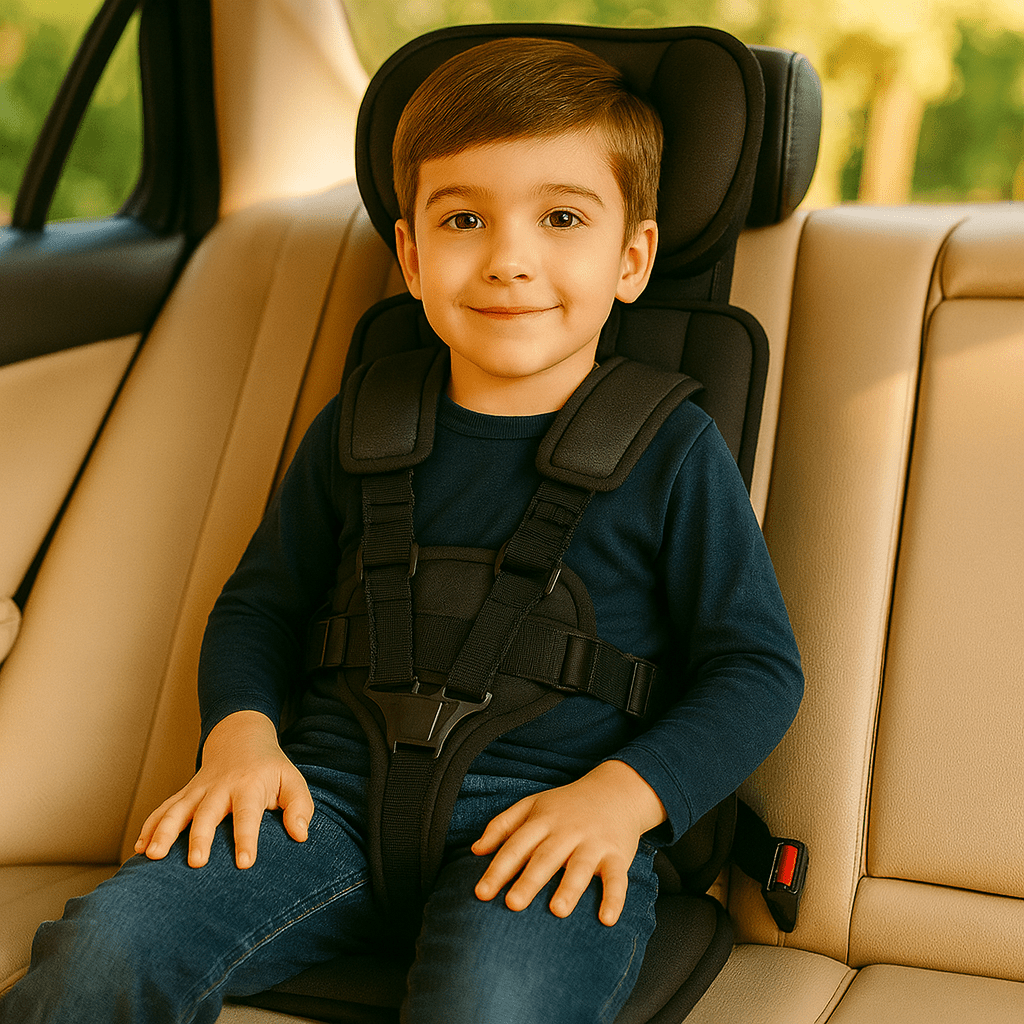 Portable Folding Car Seat — 5-Point Harness Travel 7