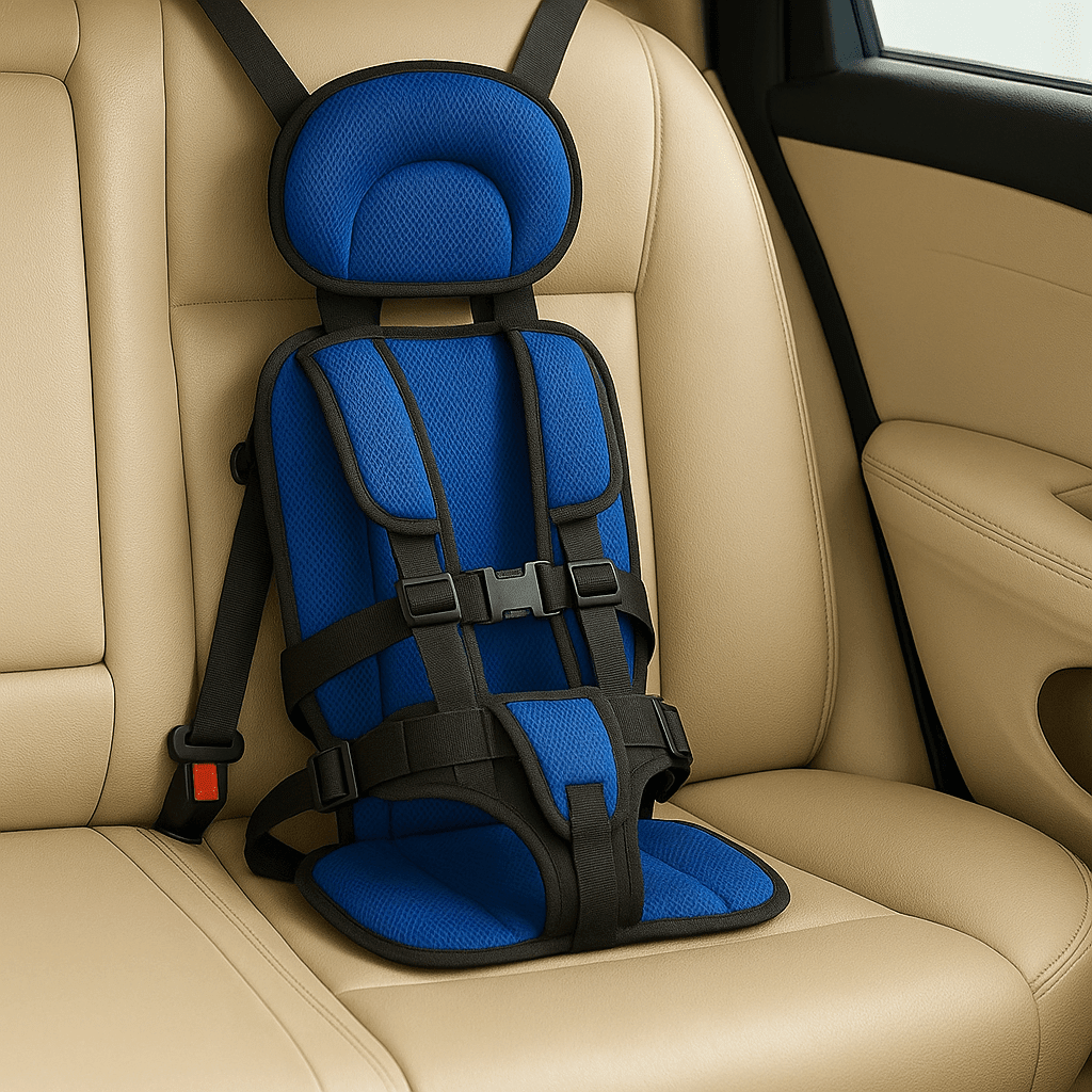Portable Kids Car Seat — Polyester Safety Harness 1