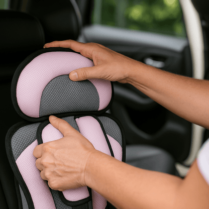 Portable Kids Car Seat with Breathable 5-Point Harness 4