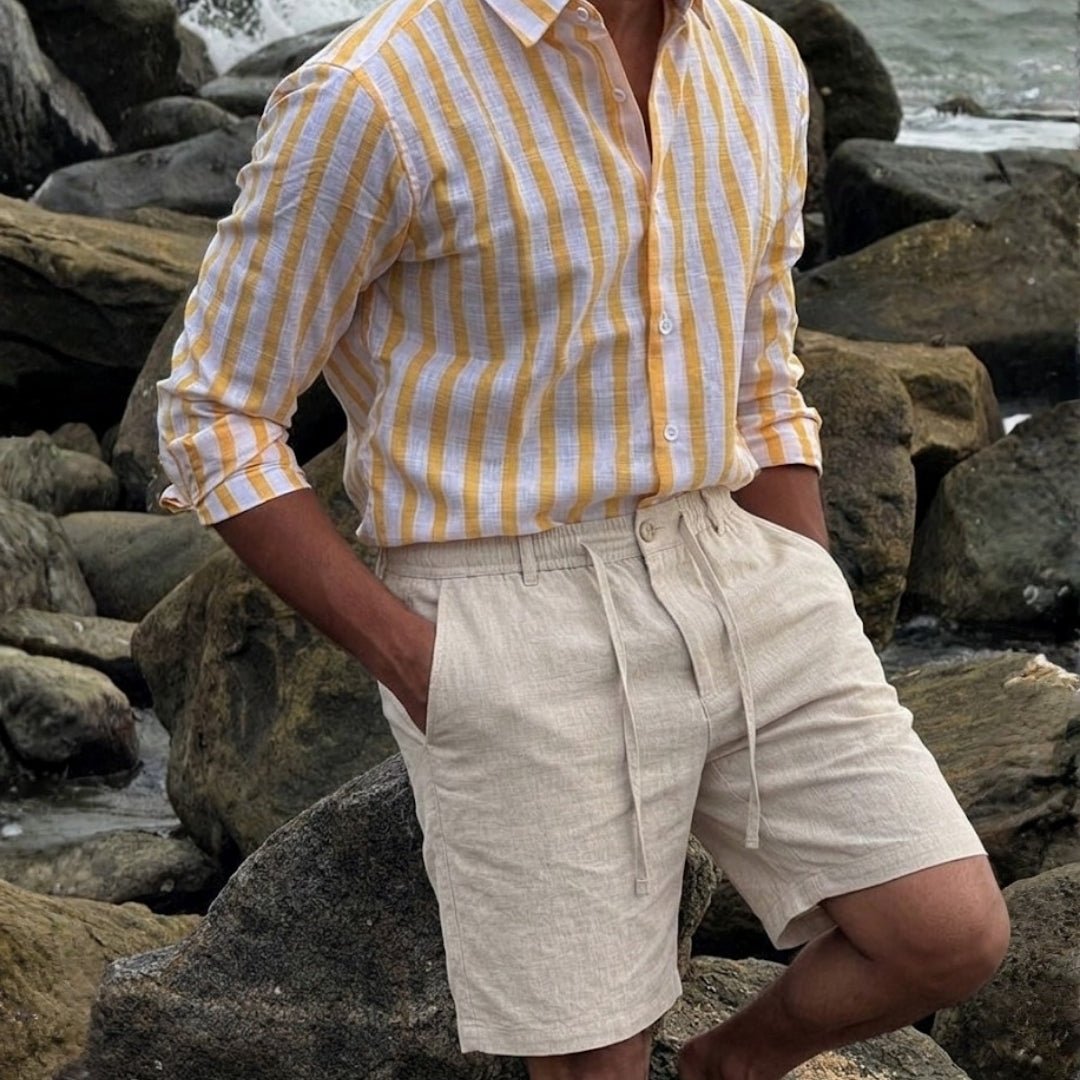 Premium Linen Shorts — Relaxed Breathable Fit 2