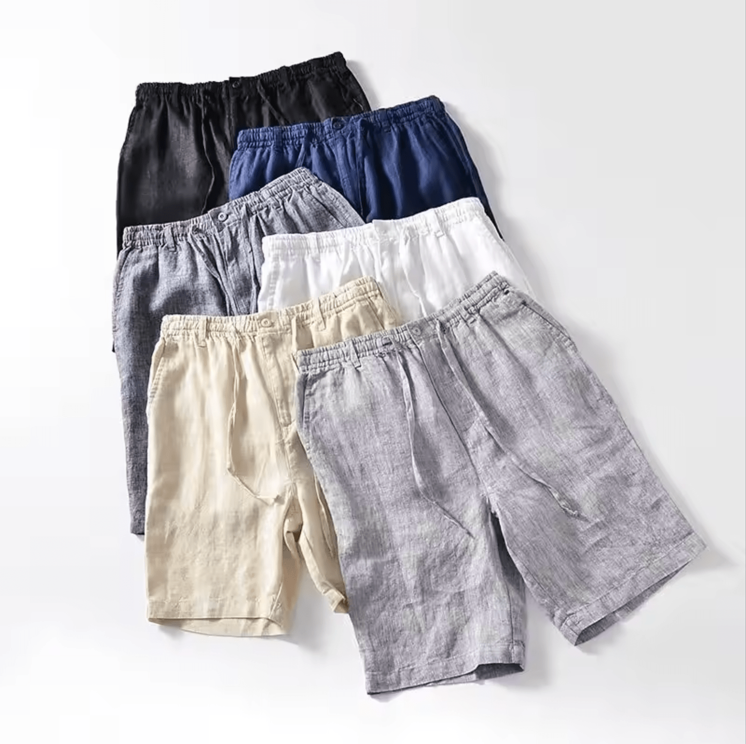 Premium Linen Shorts — Relaxed Breathable Fit 3