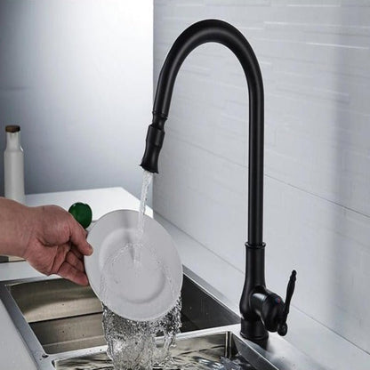 Pull-Out Kitchen Faucet — Antique Bronze Touch Sensor 9