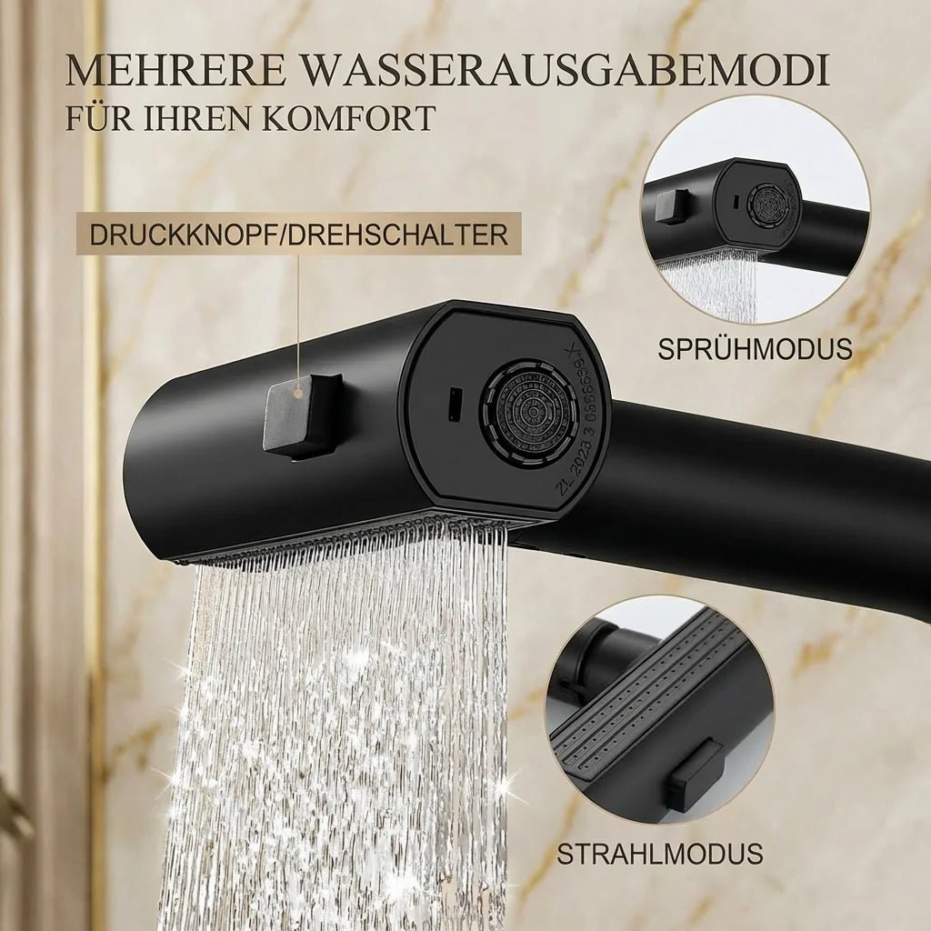 Pull-Out Kitchen Faucet with LED Temperature Display 5