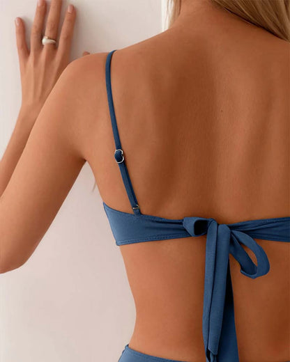 Push-Up Bikini Set with Shaping Fit & Adjustable Ties 2