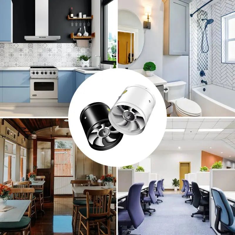Quiet Powerful Exhaust Fan for Kitchen & Office 6