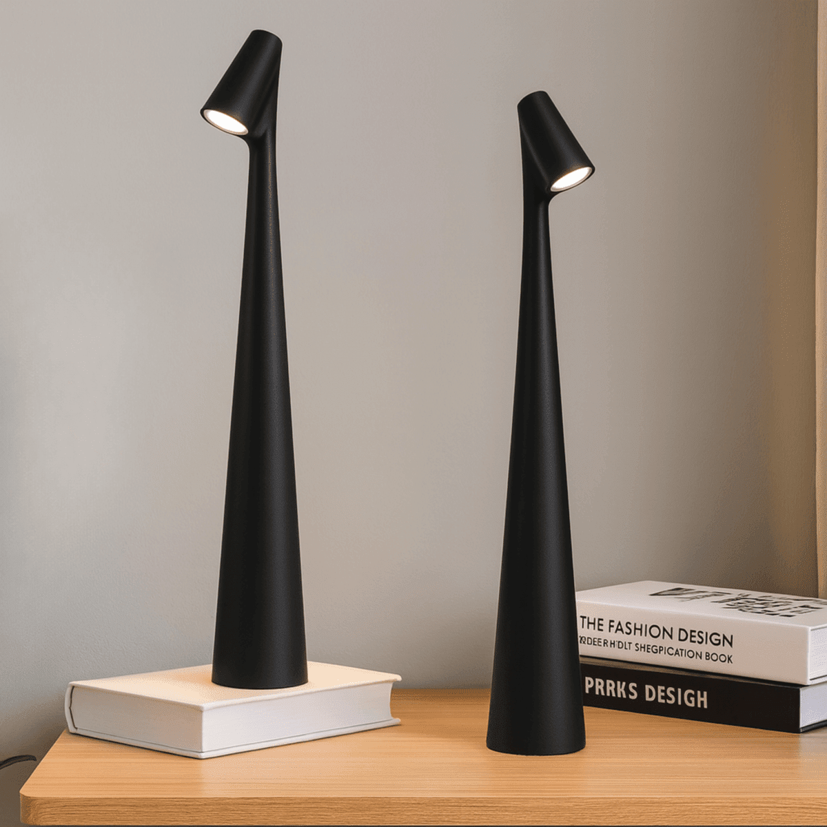 Rechargeable Metal Table Lamp — Dimmable Warm Light 5