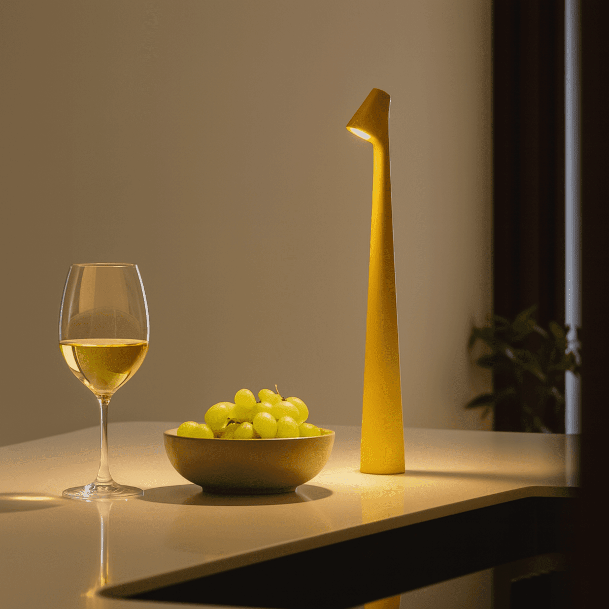 Rechargeable Metal Table Lamp — Dimmable Warm Light 7
