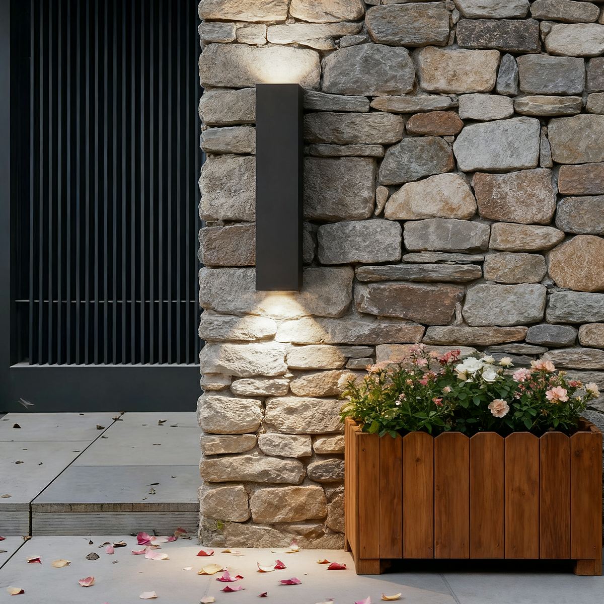 Rectangular Outdoor Wall Light — Waterproof IP65 4