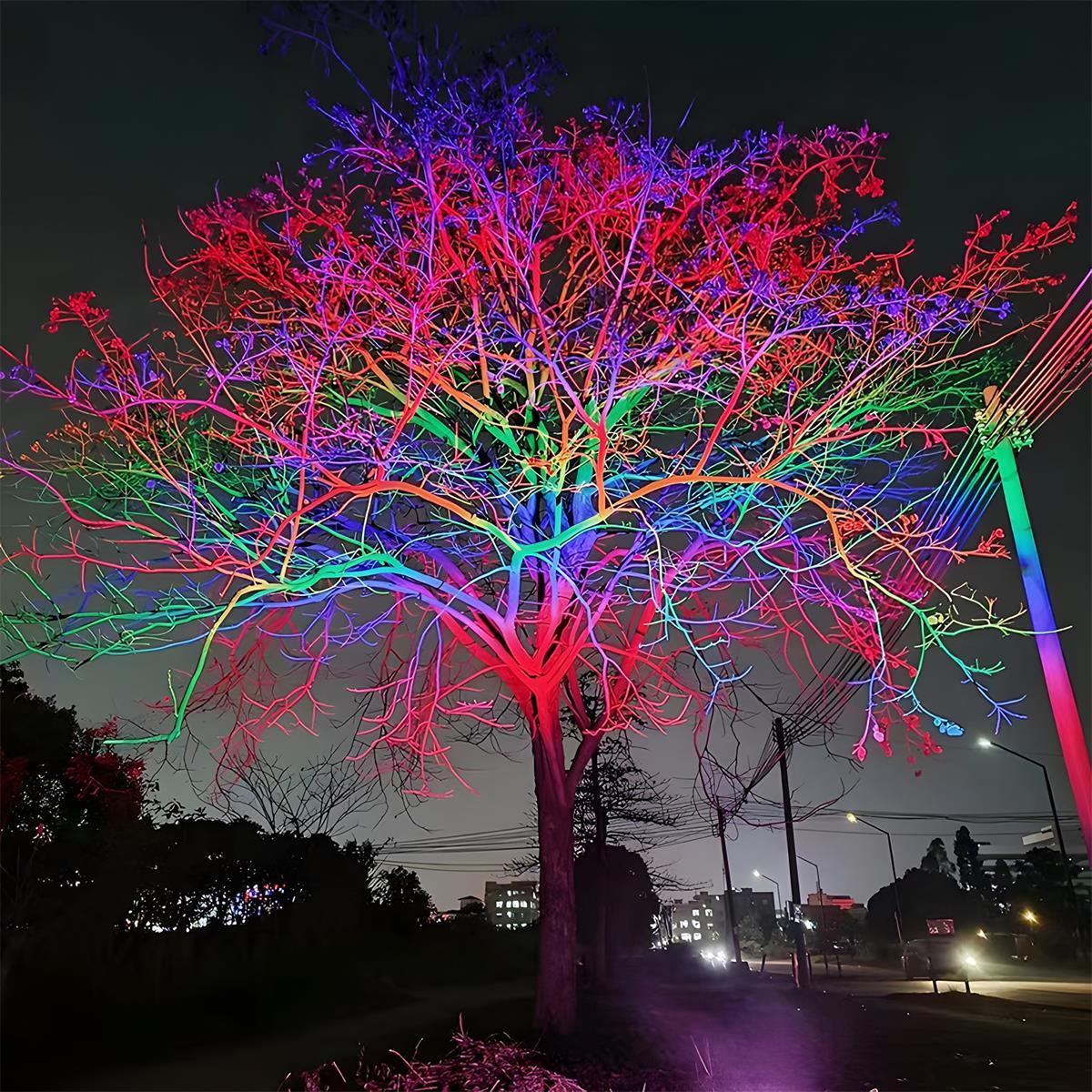 RGB LED Outdoor Spotlight — Waterproof Landscape 3