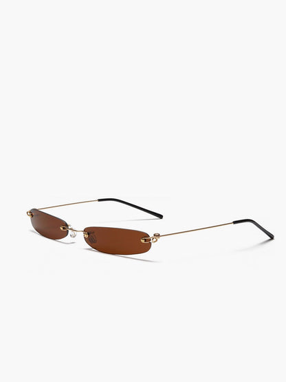 Rimless Sunglasses — Minimalist UV400 Design 1