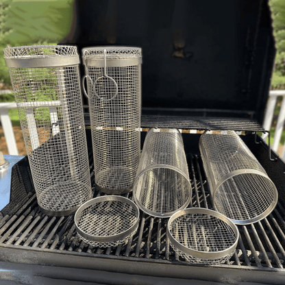 Rotating Grill Basket — Stainless Steel Even Cooking 3