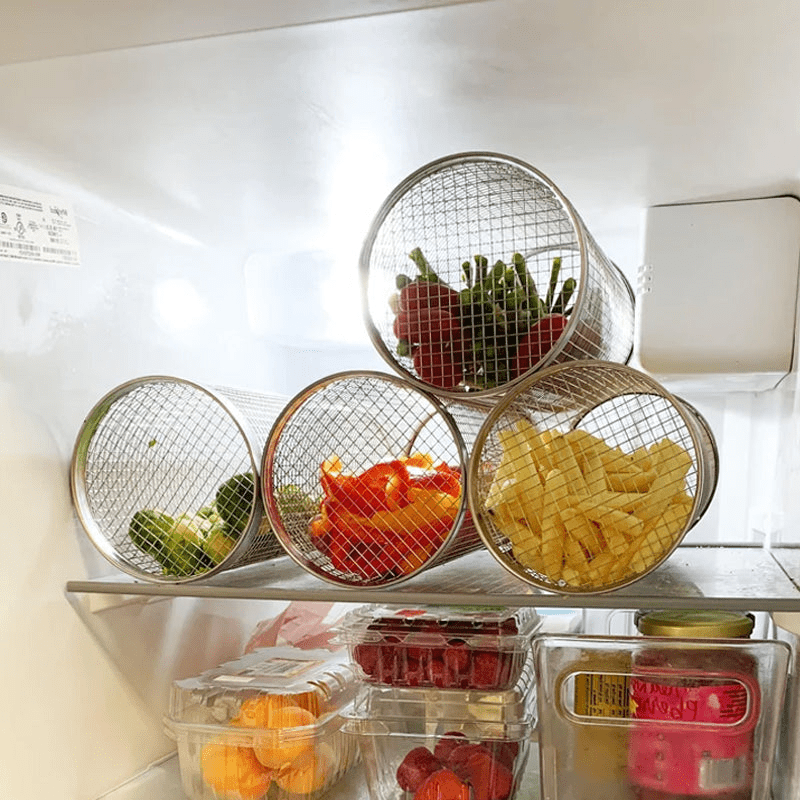 Rotating Grill Basket — Stainless Steel Even Cooking 5