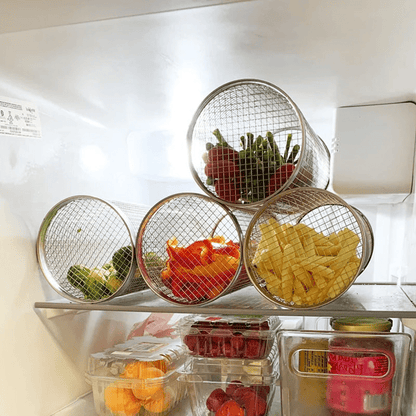 Rotating Grill Basket — Stainless Steel Even Cooking 5