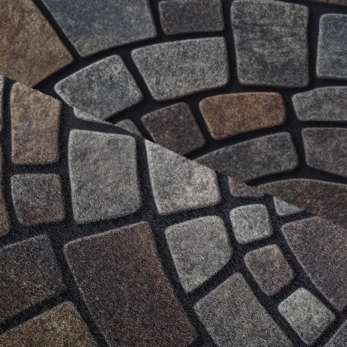 Semicircular Mosaic Doormat — Non-Slip Entrance Mat 7