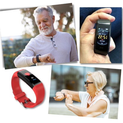 Senior Smartwatch — Heart Rate & Blood Pressure Tracking 4