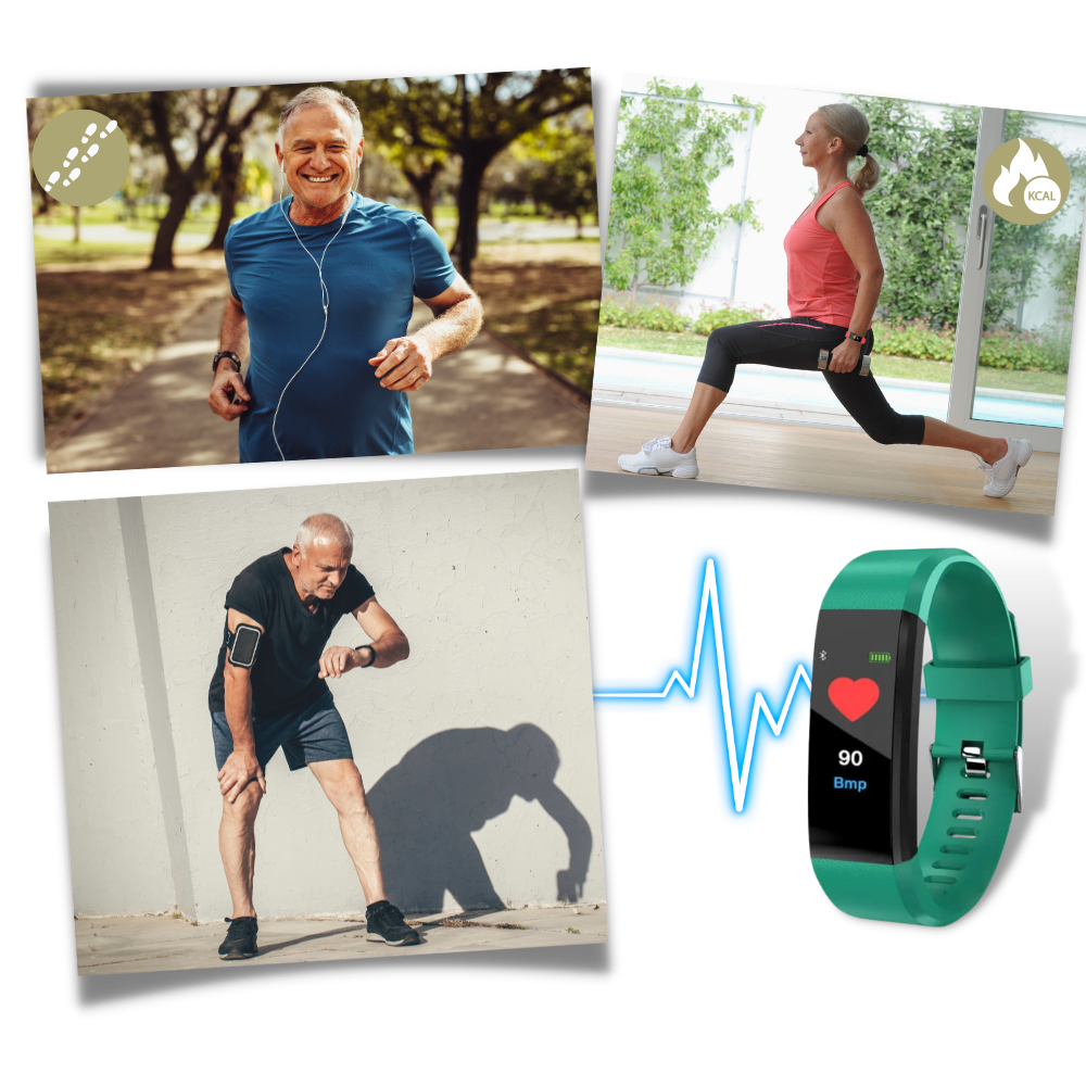 Senior Smartwatch — Heart Rate & Blood Pressure Tracking 5