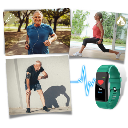 Senior Smartwatch — Heart Rate & Blood Pressure Tracking 5