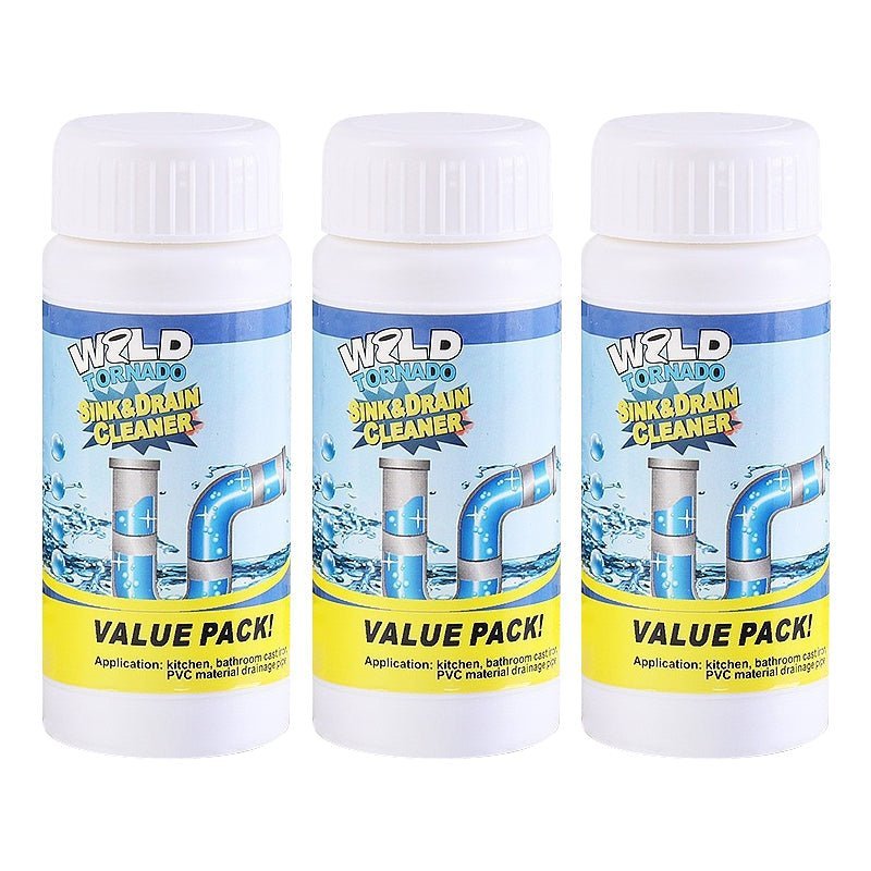 Drain Cleaner Powder — Unclog Pipes and Stop Odors