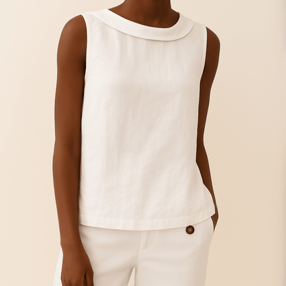 Sleeveless Roll-Neck Top — Elegant Flattering Fit 6